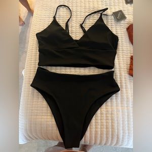 Zaful high waisted bathing suit